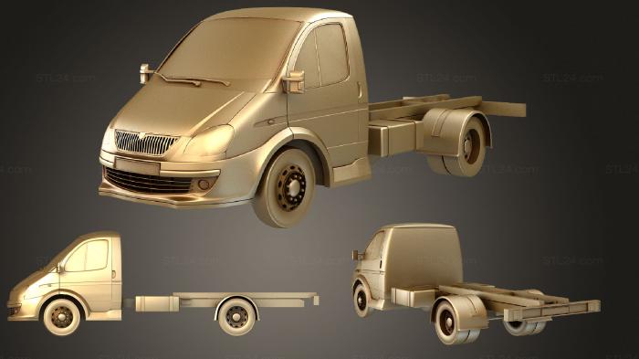 Автомобили и транспорт (Рено J300, CARS_3333) 3D модель для ЧПУ станка
